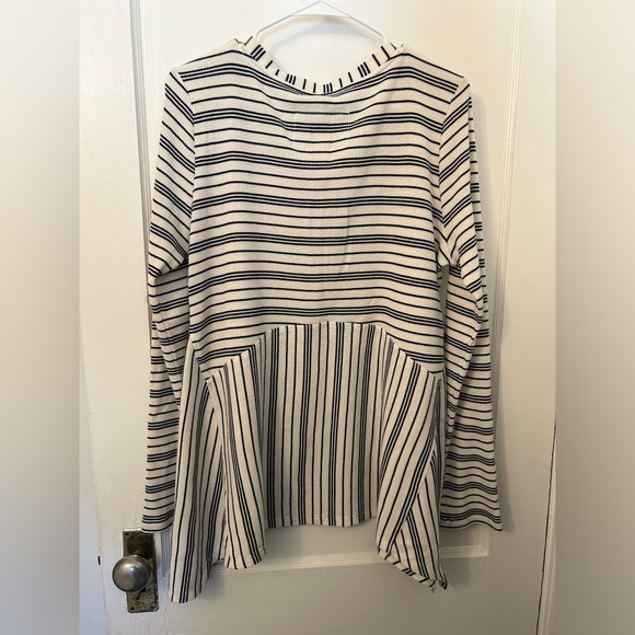 ANTHROPOLOGIE / Eliza Striped Long Sleeve Top - Picture 8 of 8
